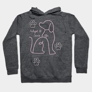 Adopt a Dog t-shirt Hoodie